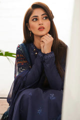 SERAN - 3PC DHANAK EMBROIDERED MI-W139