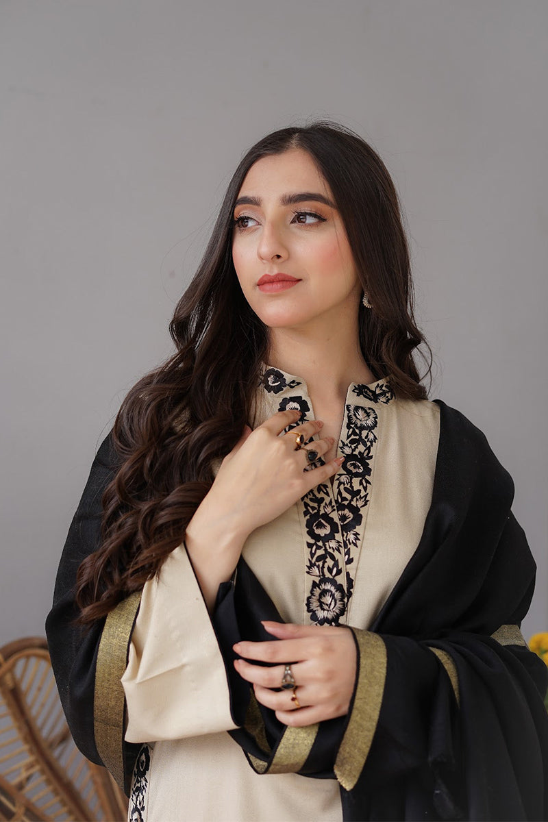 AISLING - 3PC DHANAK EMBROIDERED MI-W164 AISLING - 3PC DHANAK EMBROIDERED MI-W164