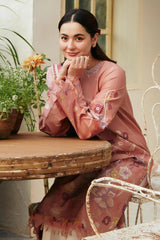 ZARA SHAH JAHAN - 3PC DHANAK EMBROIDERED MI-W89