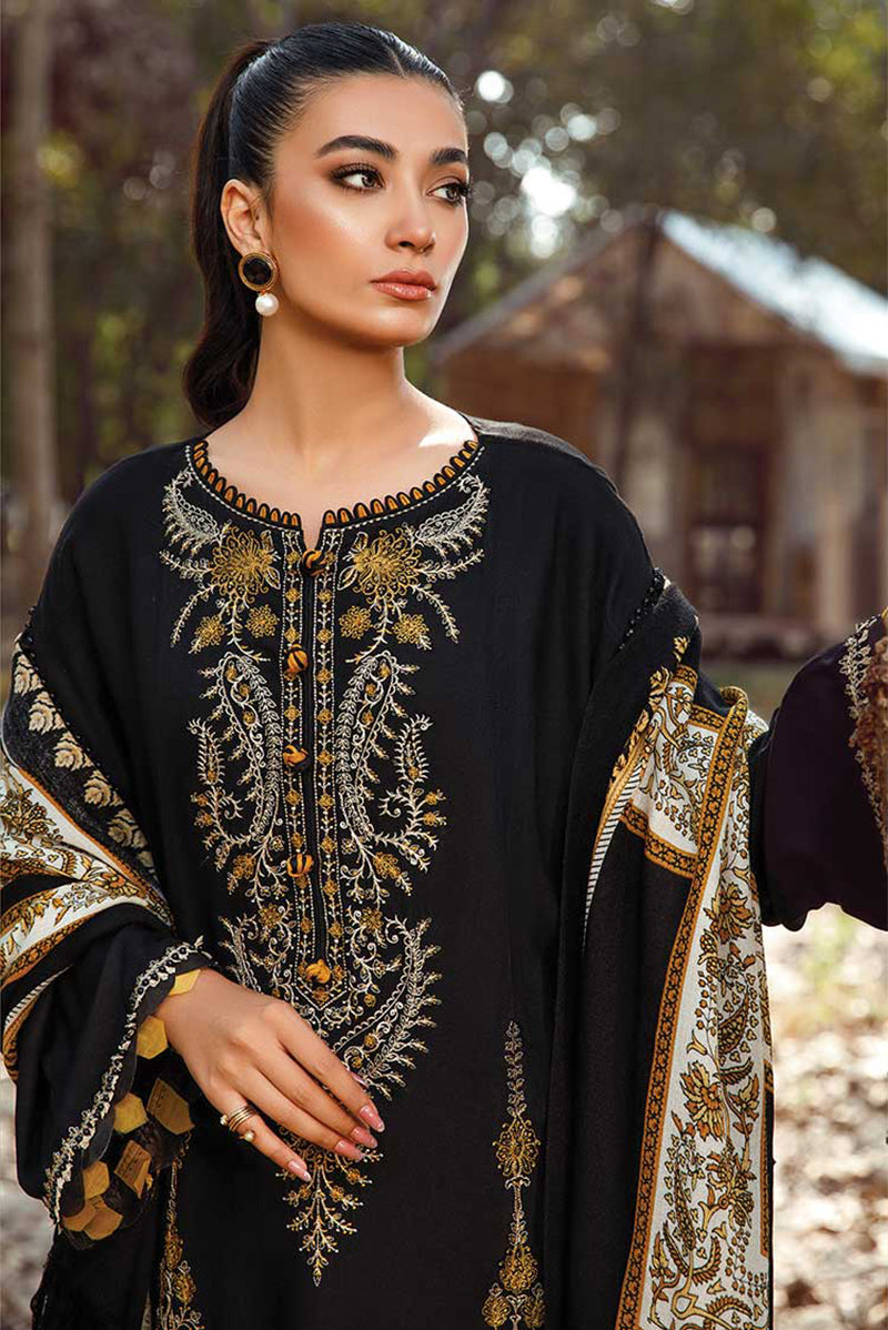 MARIA B- 3PC DHANAK EMBROIDERED MI-W174B MARIA B- 3PC DHANAK EMBROIDERED MI-W174B