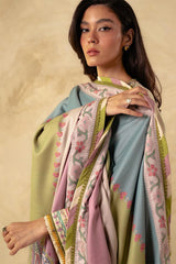 ZARA SHAH JAHAN - 3PC DHANAK EMBROIDERED MI-W81S