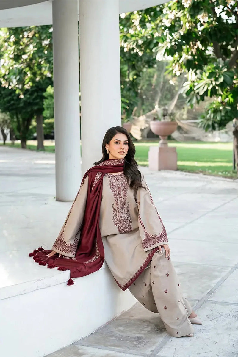 JAZMIN - 3PC DHANAK EMBROIDERED MI-W168 JAZMIN - 3PC DHANAK EMBROIDERED MI-W168