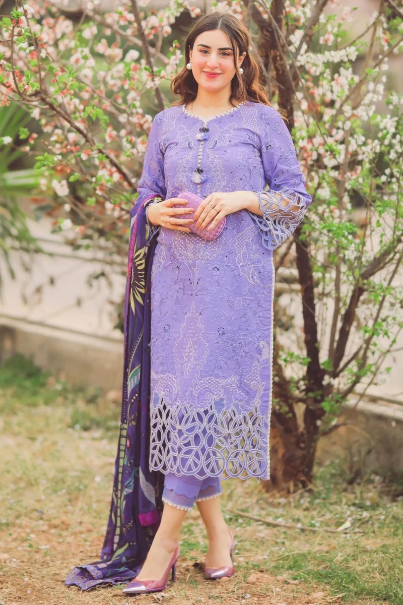 MUSHQ - 3PC LAWN EMBROIDERED MI-94