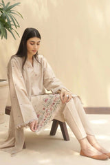 DYOT- 3PC LAWN EMBROIDERED MI-102