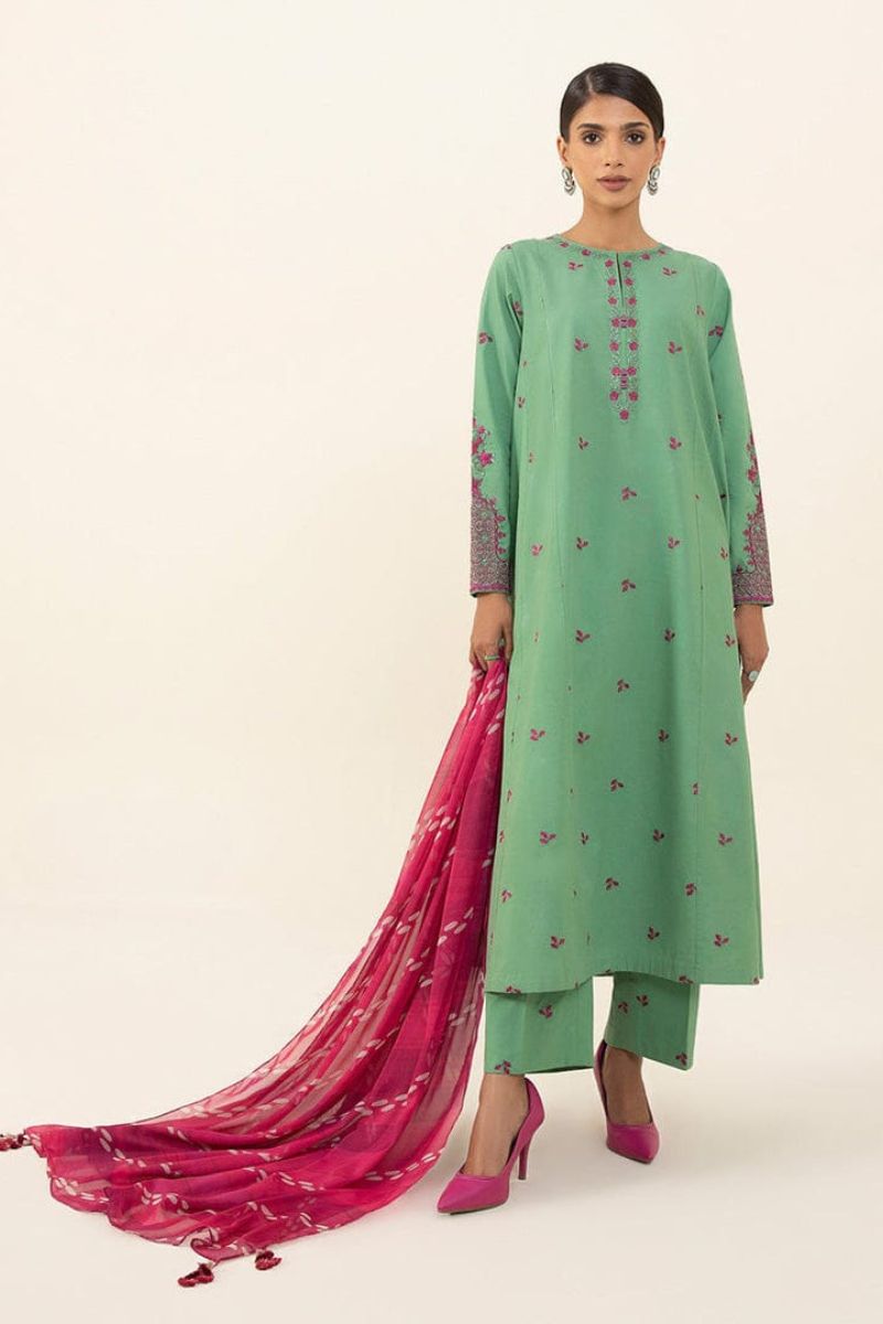 SAPPHIRE- 3PC LAWN EMBROIDERED MI-122