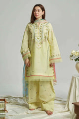 ZARA SHAH JHAN- 3PC LAWN EMBROIDERED MI-117