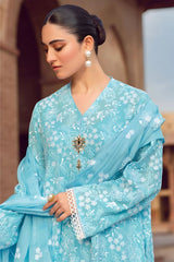 MARIA B - 3PC LAWN EMBROIDERED MI-55