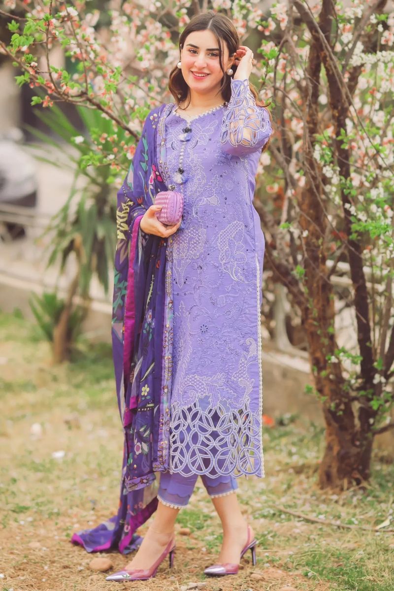 MUSHQ - 3PC LAWN EMBROIDERED MI-94