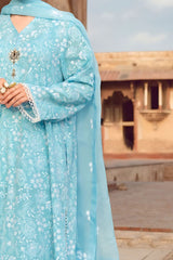 MARIA B - 3PC LAWN EMBROIDERED MI-55