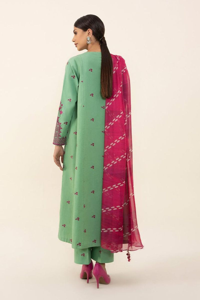 SAPPHIRE- 3PC LAWN EMBROIDERED MI-122