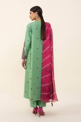 SAPPHIRE- 3PC LAWN EMBROIDERED MI-122