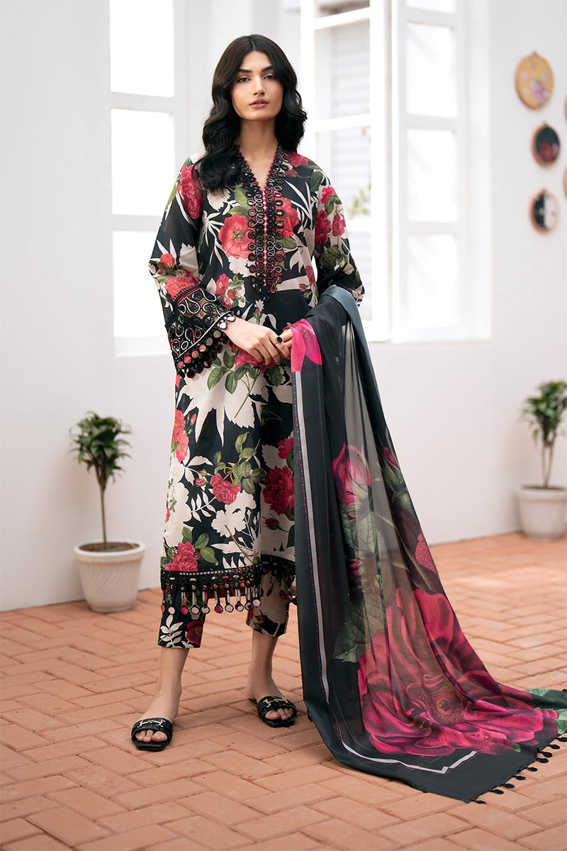 BAROQUE- 3PC KARANDI PRINTED MIKP-07