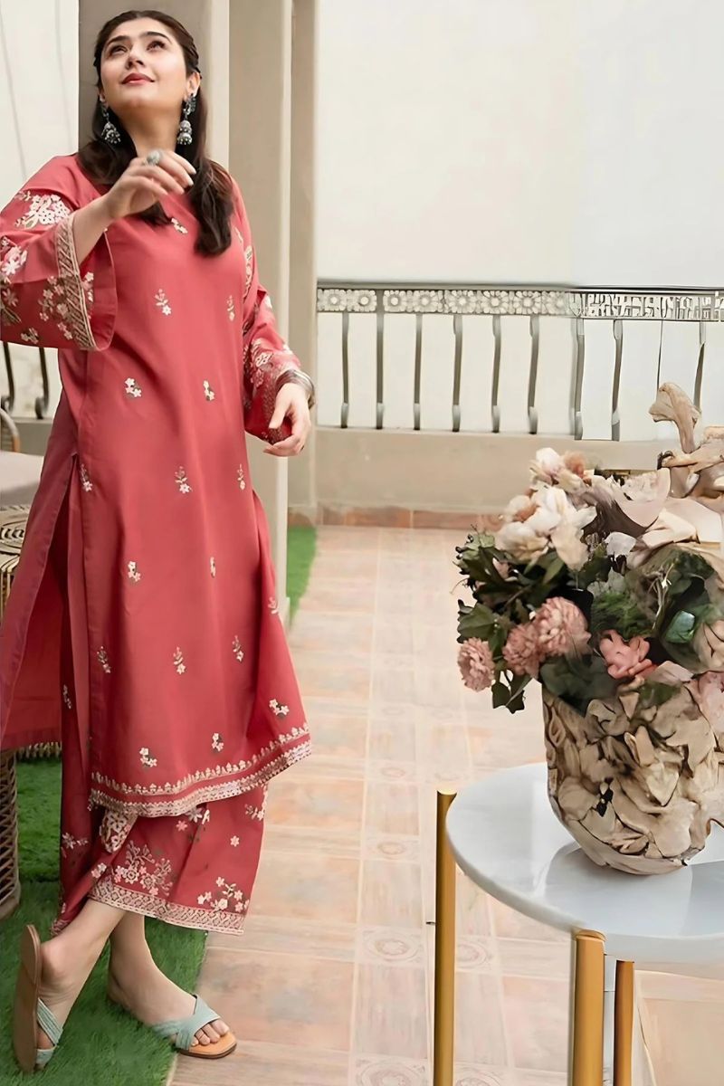 URGE - 2PC LAWN EMBROIDERED MI-128