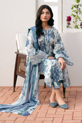 BAROQUE- 3PC KARANDI PRINTED MIKP-04