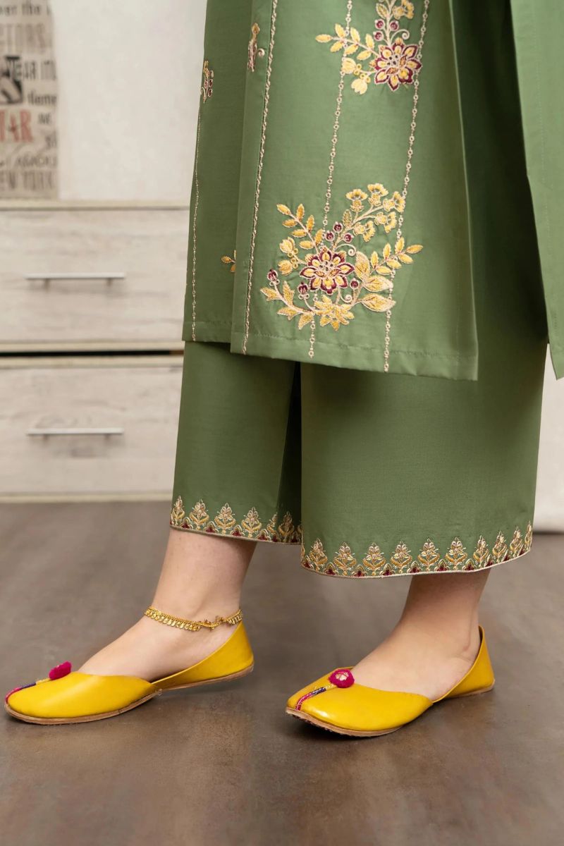 URGE- 3PC LAWN EMBROIDERED MI-114
