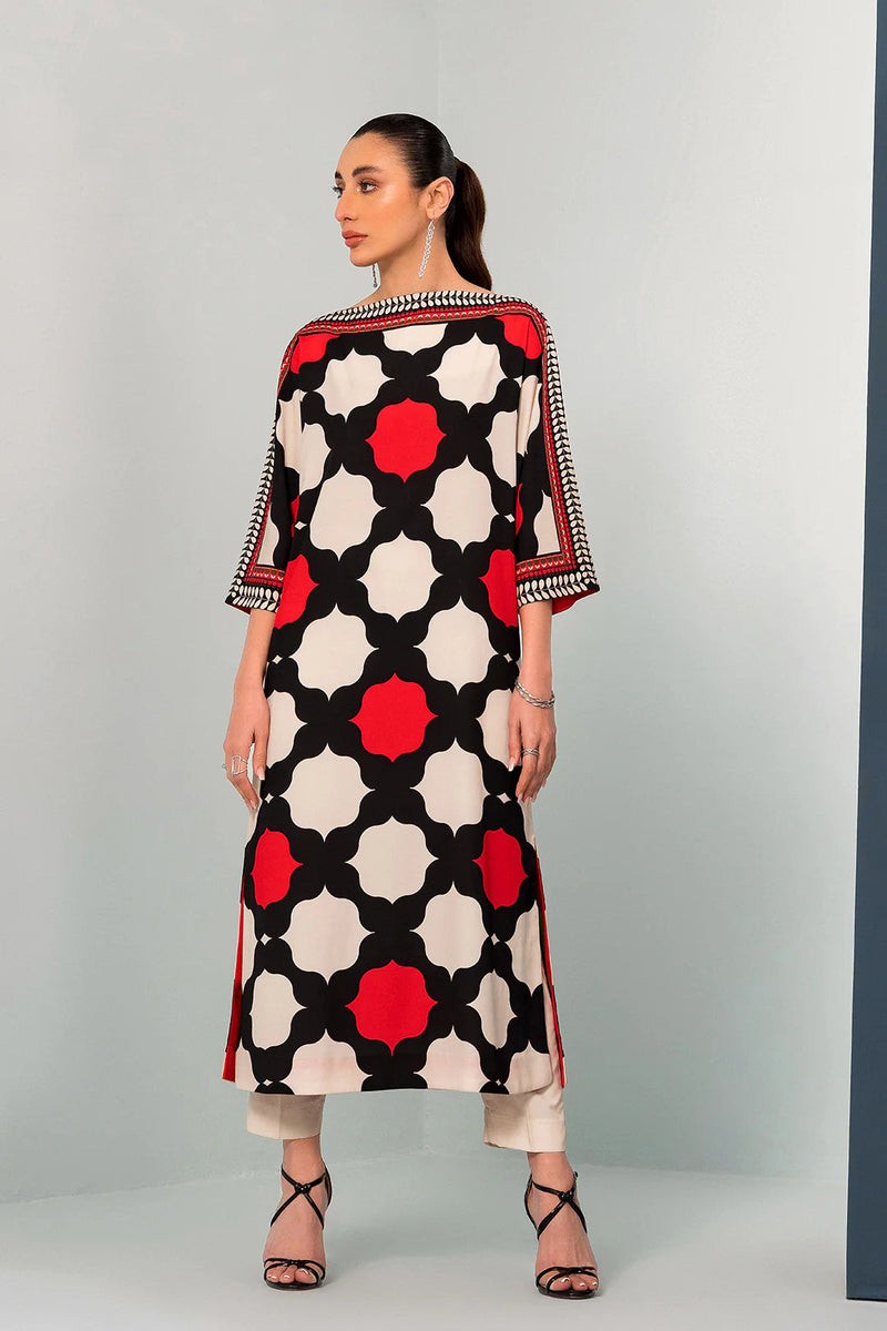 LULUSAR- 2PC DIGITAL SILK PRINTED MISP-08