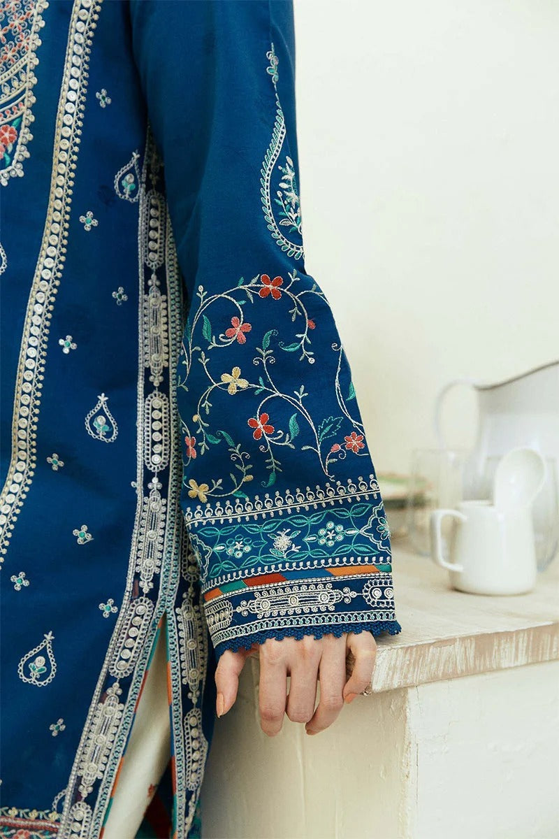 ZARA SHAH JAHAN - 3PC LAWN EMBROIDERED MI-131