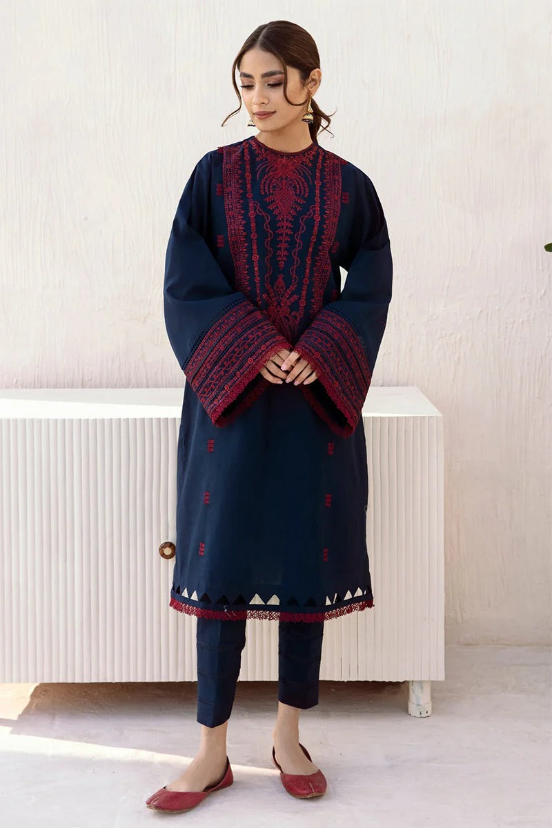 JAZMIN- 3PC DHANAK EMBROIDERED MI-W30