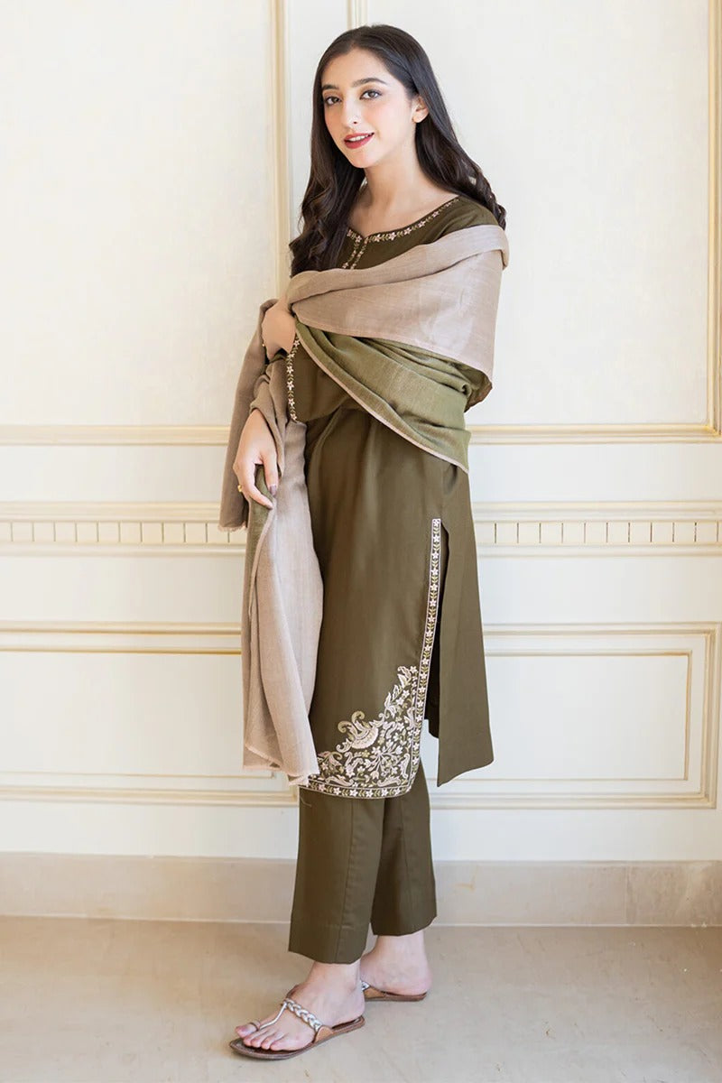 AISLING- 3PC DHANAK EMBROIDERED MI-W74