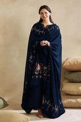 ZARA SHAHJAHAN - 3PC DHANAK EMBROIDERED MI-W79