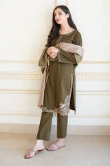AISLING- 3PC DHANAK EMBROIDERED MI-W74