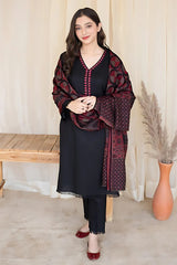 AISLING - 3PC DHANAK EMBROIDERED MI-W145