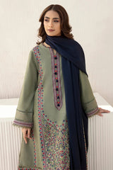 JAZMIN - 3PC DHANAK EMBROIDERED MI-W60