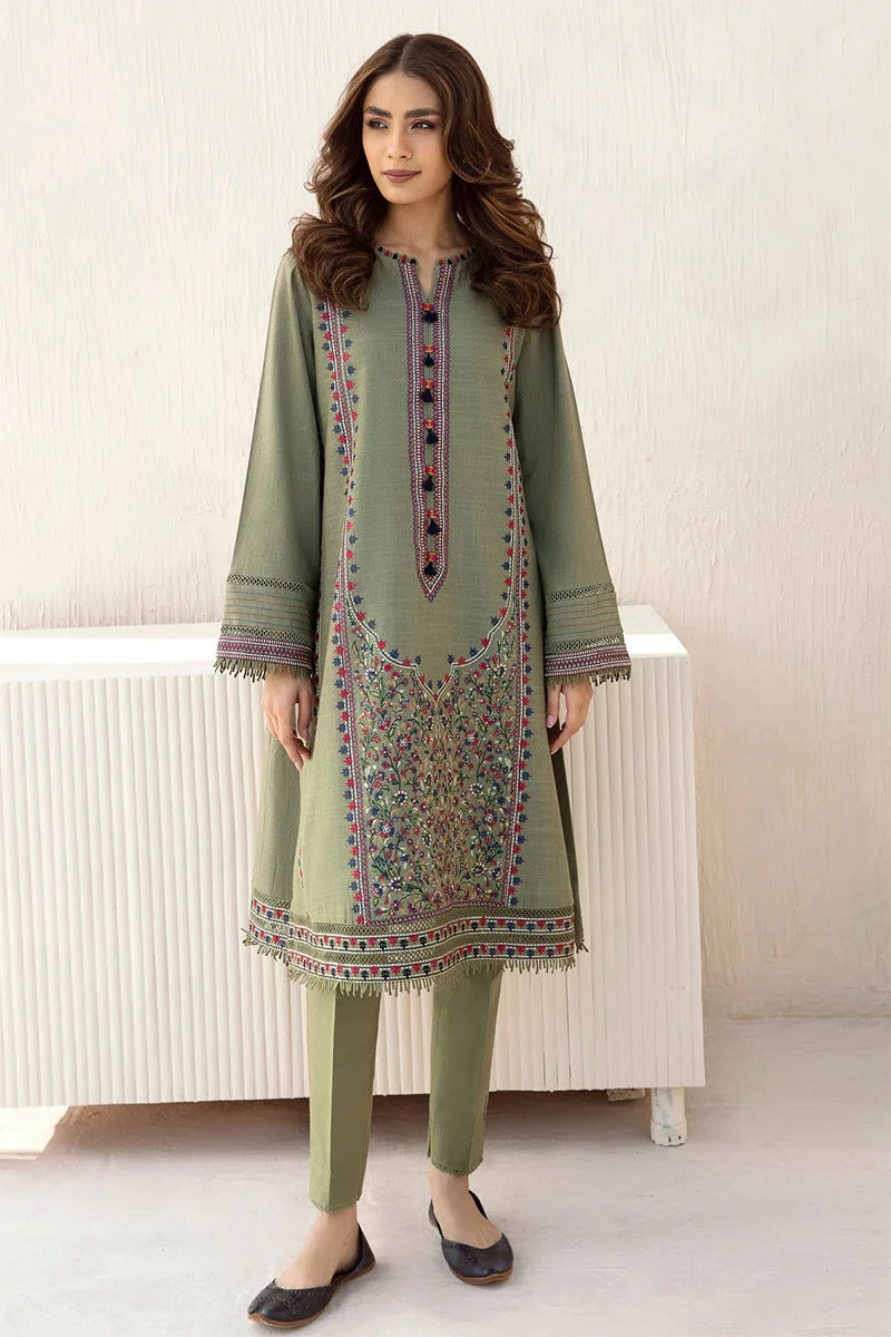 JAZMIN - 3PC DHANAK EMBROIDERED MI-W60