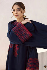 JAZMIN- 3PC DHANAK EMBROIDERED MI-W30