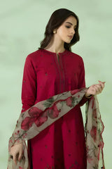 SAPPHIRE - 3PC DHANAK EMBROIDERED MI-W50