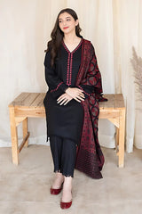 AISLING - 3PC DHANAK EMBROIDERED MI-W145