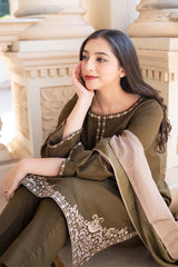 AISLING- 3PC DHANAK EMBROIDERED MI-W74