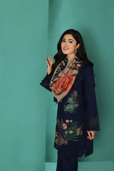 NISHAT -3PC DHANAK EMBRIODERED MI-W67