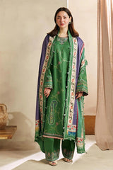 ZARA SHAH JAHAN - 3PC DHANAK EMBROIDERED MI-W81G