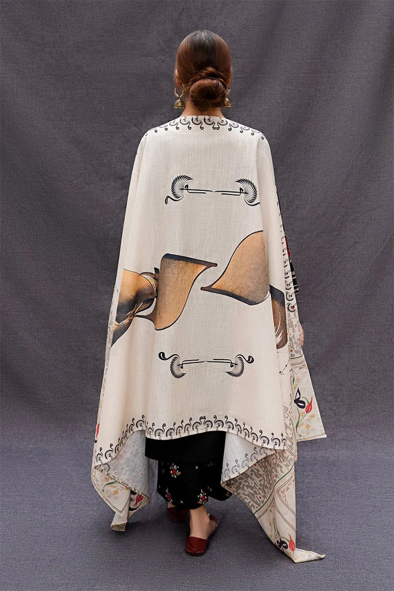 URGE - 3PC DHANAK EMBROIDERED MI-W142