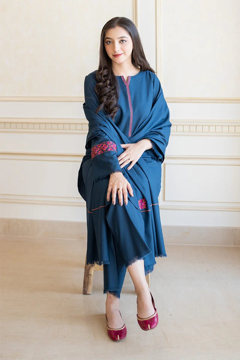 AISLING - 3PC DHANAK EMBROIDERED MI-W70