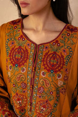 ZARA SHAHJAHAN - 3PC DHANAK EMBROIDERED MI-W78M