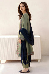 JAZMIN - 3PC DHANAK EMBROIDERED MI-W60