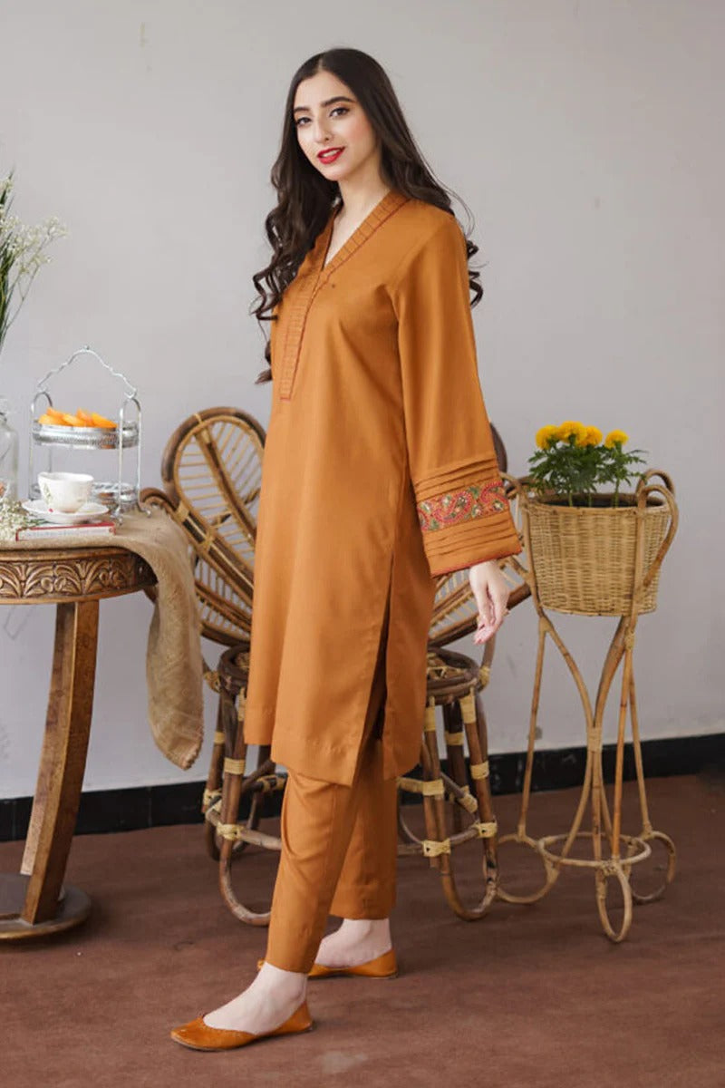 AISLING - 3PC DHANAK EMBROIDERED MI-W09