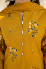BAROQUE - 3PC DHANAK EMBROIDERED MI-W95
