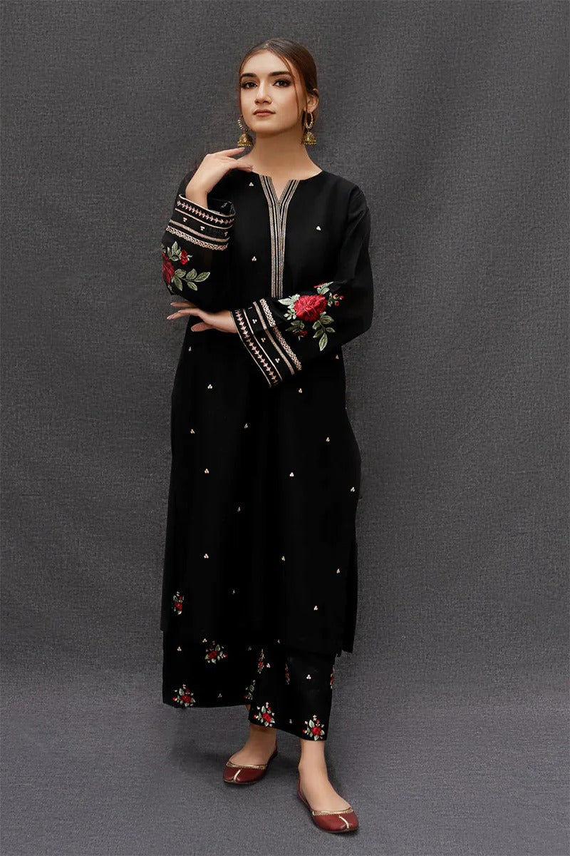 URGE - 3PC DHANAK EMBROIDERED MI-W142