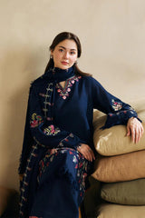 ZARA SHAHJAHAN - 3PC DHANAK EMBROIDERED MI-W79