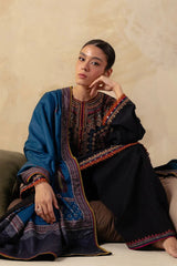 ZARA SHAH JAHAN - 3PC DHANAK EMBROIDERED MI-W143