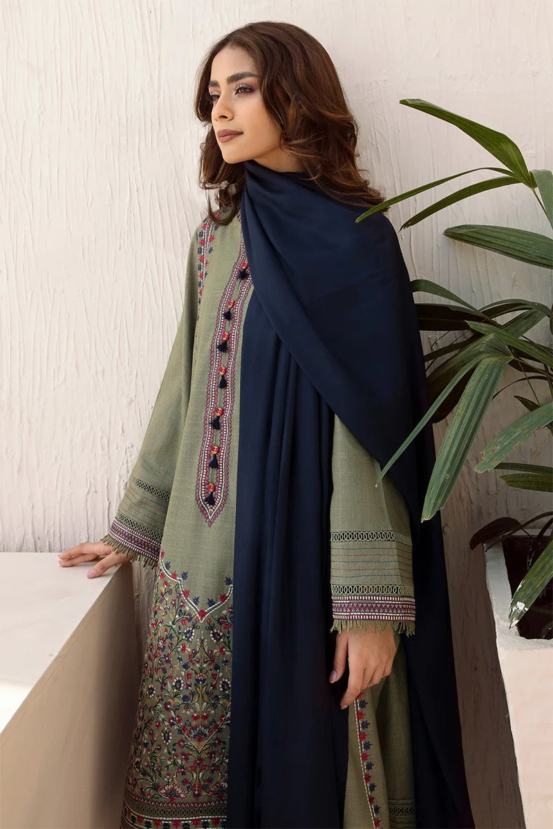 JAZMIN - 3PC DHANAK EMBROIDERED MI-W60