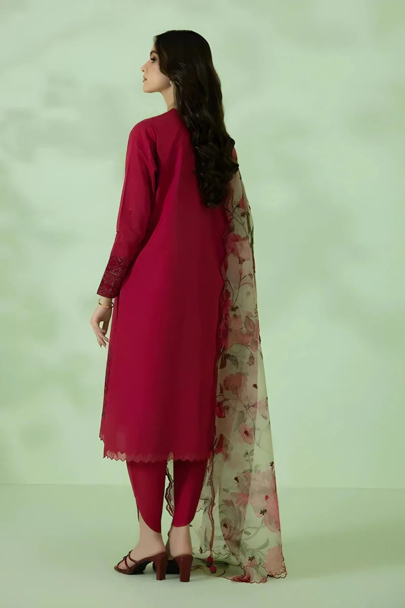 SAPPHIRE - 3PC DHANAK EMBROIDERED MI-W50