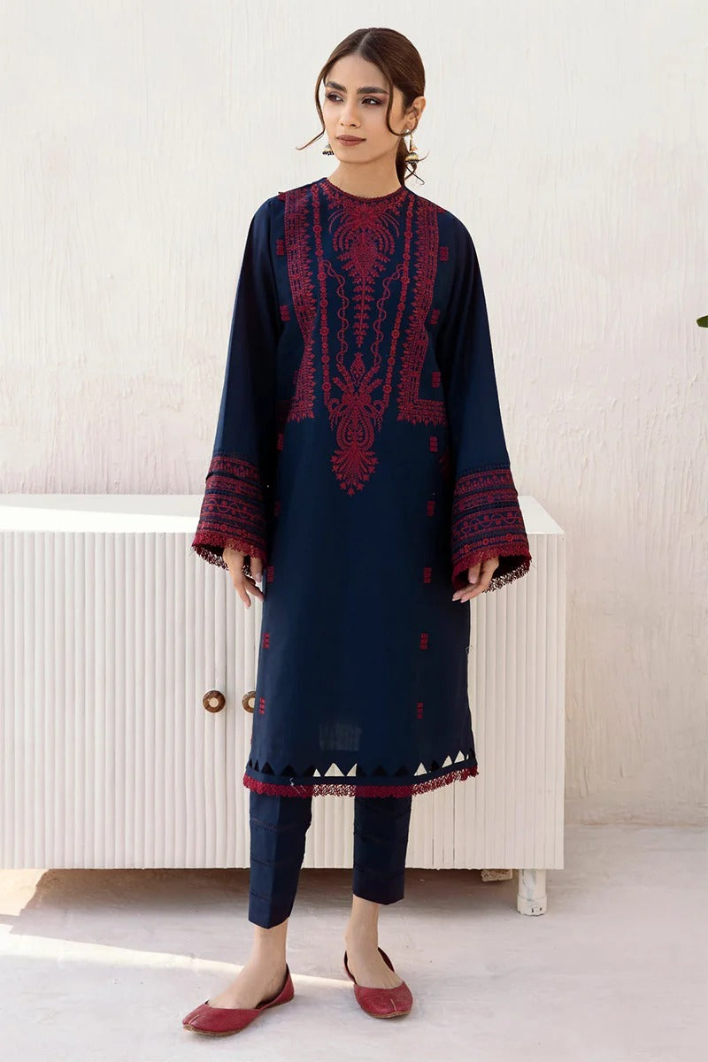 JAZMIN- 3PC DHANAK EMBROIDERED MI-W30