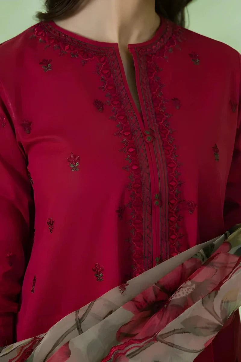 SAPPHIRE - 3PC DHANAK EMBROIDERED MI-W50
